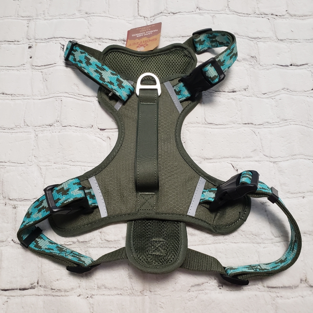 Sport Pet Camo Web Handle Harness. XL (100-150 Lb)